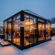 Аренда Пагода Лондон остекленная 5х10 в ресторане «Высота 5642» — ART SPACE