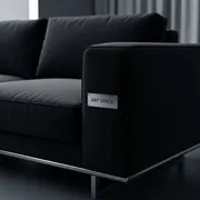 Аренда Диван graphite black Andrian в Grand Karat Sochi — ART SPACE