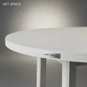 Аренда Столешница круглая Werzalit D700 белый дуб в Сириус Арене — ART SPACE