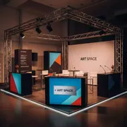 Аренда Оформление выставочного стенда на базе мобильных стендов в Karat Resort — ART SPACE