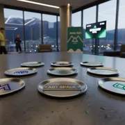 Аренда Заготовки для значков d44 мм магнит в Green Flow Hotel — ART SPACE