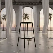 Аренда Стул барный Tolix Black в санатории «Октябрьский» — ART SPACE