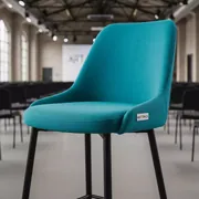 Аренда Стул барный ткань бирюзовый Richy в Гранд Отель Сочи — ART SPACE