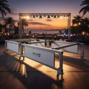 Аренда Рельсовая система PolyGlide Slide МОНО 2 для ЖК ИД 65 75" КР 170 мел маркер в Bridge Resort — ART SPACE
