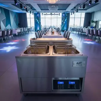 Аренда Фритюрницы двойной 12 л 5 кВт серая в банкетном зале «Дельфин» — ART SPACE