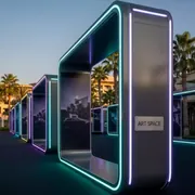 Аренда Стенды уличные для фотовыставки в санатории «Сочи» — ART SPACE