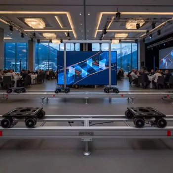 Аренда Рельсовая система PolyGlide Slide МОНО 2 для ЖК ИД 65 75 в Radisson Hotel Rosa Khutor — ART SPACE
