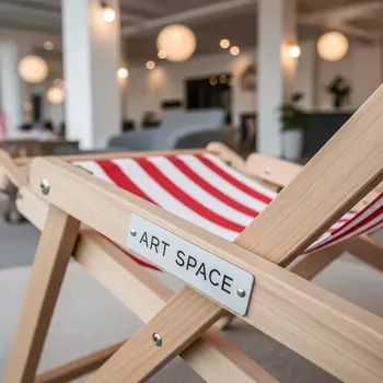 Аренда Шезлонг пляжный Red Stripes в Karat Resort — ART SPACE