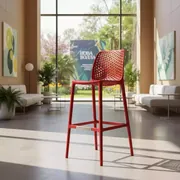 Аренда Стул пластиковый барный красный Air Bar в Pullman Sochi Centre — ART SPACE