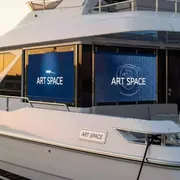 Аренда Экраны сетки светодиодные на VIP-яхте (Имеретинский порт) — ART SPACE