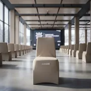 Аренда Чехол на стул со спинкой CHILLY бежевый в Cosmos Sochi Hotel — ART SPACE