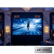 Аренда Телевизор коммерческий iVi D105 105 дюймов 4K UHD Android в ресторане «Магадан» — ART SPACE