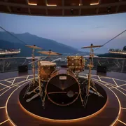 Аренда Установка ударная Oak Custom в Skypark Sochi — ART SPACE