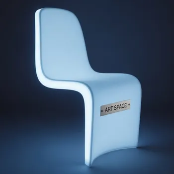 Аренда Кресла пластикового светящегося Rap Chair в ресторане «Высота 5642» — ART SPACE