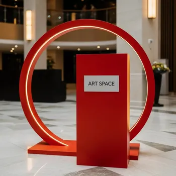 Аренда Фотозона арка Red Circle в Rixos Krasnaya Polyana — ART SPACE