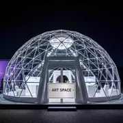 Аренда Шатер сферический купол диаметр 12 м в Green Flow Hotel — ART SPACE