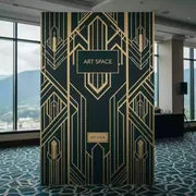 Аренда Монтаж пресс волла в Гранд Отель Поляна — ART SPACE