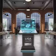 Аренда Киоск голографический интерактивный LIGA group Даймонд 32 в Panorama by Mercure — ART SPACE