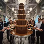 Аренда Фонтан шоколадный большой в ледовом дворце «Большой» — ART SPACE