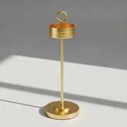 Аренда Стойка золотая под ведро для льда в ресторане «D.O.M» — ART SPACE