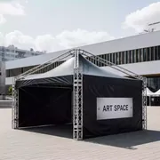 Аренда Павильон тентовый Arena Black 13 в Delta Sirius — ART SPACE