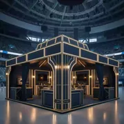 Аренда Шатер ритуальный премиум Bizon 3х3 м в ледовой арене «Шайба» — ART SPACE