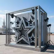 Аренда Фотозона Звездный выпускной на территории Морпорта Сочи — ART SPACE