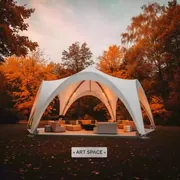 Аренда Шатер арочный гексагональный 17х20 в комплексе «Дагомыс» — ART SPACE