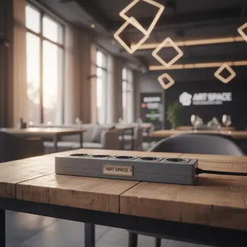 Аренда Сетевой фильтр Power Cube 1,9 м 5 розеток серый в ресторане «Магеллан» — ART SPACE