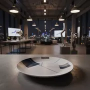 Аренда Тарелка фарфоровая Алиберти в МФК «Горный» — ART SPACE