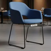 Аренда Стул ткань синяя Izo в ресторане «La Terrazza» — ART SPACE