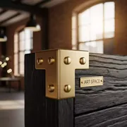 Аренда Уголок 16 мм M L 3,2 мм Dummy Rivet золото в МФК «Горный» — ART SPACE