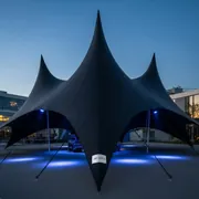 Аренда Тент Кайт 12х12 черный в Alpha Sirius — ART SPACE