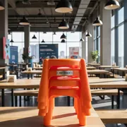 Аренда Табурет детский Маммут оранжевый в ресторане «Сыроварня» — ART SPACE