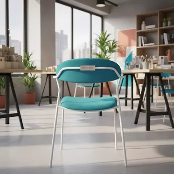 Аренда Стул Eclipse Compact бело бирюзовый в Boutique Hotel PORTUM 1905 — ART SPACE