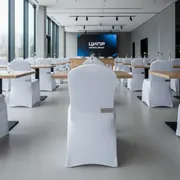 Аренда Чехол на стул стрейч белый в Novotel Resort — ART SPACE