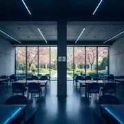 Аренда Оформление синее в санатории «Октябрьский» — ART SPACE