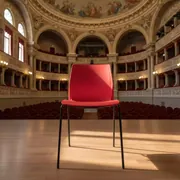 Аренда Стул ИЗО пластиковый красный в Зимнем театре — ART SPACE