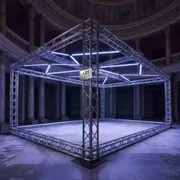 Аренда Шатер из ферм односкатный 4х3 м металлик в Зимнем театре — ART SPACE