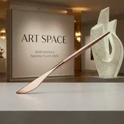 Аренда Столовый нож цвета розовое золото Сочи | ART SPACE