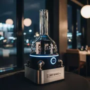 Аренда Стойка с колбой для печати карточки 17х25 см в ресторане «Brunello» — ART SPACE