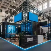 Аренда Застройка стенда Техстрой на выставке Акватерм в Rixos Krasnaya Polyana — ART SPACE