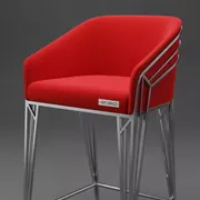 Аренда Стул барный Linfy Red на VIP-яхте (Имеретинский порт) — ART SPACE