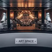 Аренда Оформления свадьбы в стиле лофт на VIP теплоходе (Морпорт Сочи) — ART SPACE