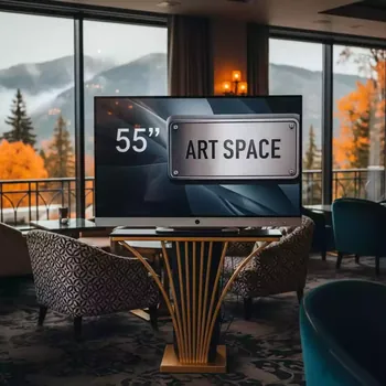 Аренда Панели ЖК и плазменные 55 дюймов на курорте «Газпром» (Альпика) — ART SPACE