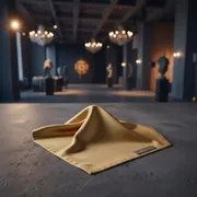 Аренда Салфетка текстиль золотая 45х45 см в Alpha Sirius — ART SPACE