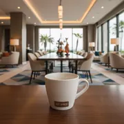 Аренда Чашка для эспрессо Башкирский фарфор в Rodina Grand Hotel & SPA — ART SPACE
