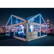 Аренда Тент Кайт Kite 6х6 прозрачный в ресторане «Brunello» — ART SPACE