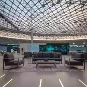 Аренда Комплект лаунж мебели антрацит алюминиевый Lund в VK Stadium Sirius — ART SPACE