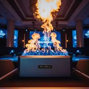 Аренда Холодный огонь на водной основе в Rodina Grand Hotel & SPA — ART SPACE